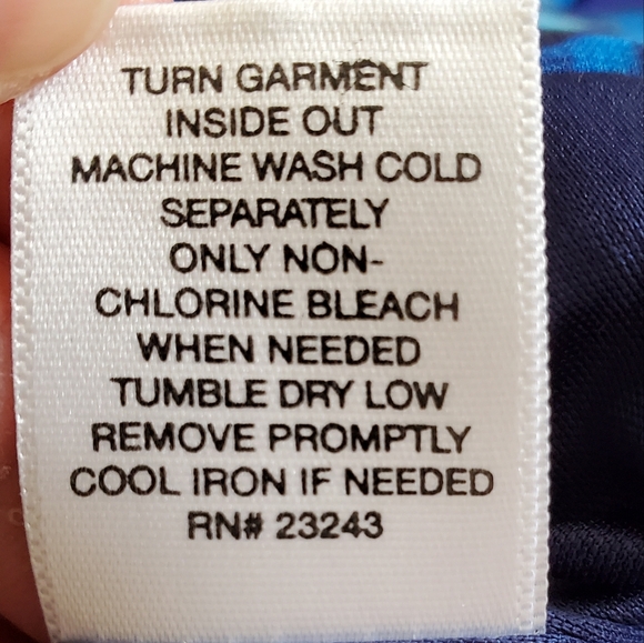 New York & Company Blue & Black Accordian Pleated Short Skirt Size XL Pre-Owned - Picture 10 of 10